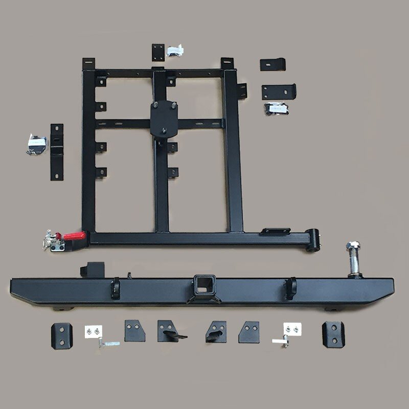 EXT Series Bumper and Tire Carrier, 1987-2006 Wrangler (#34900)