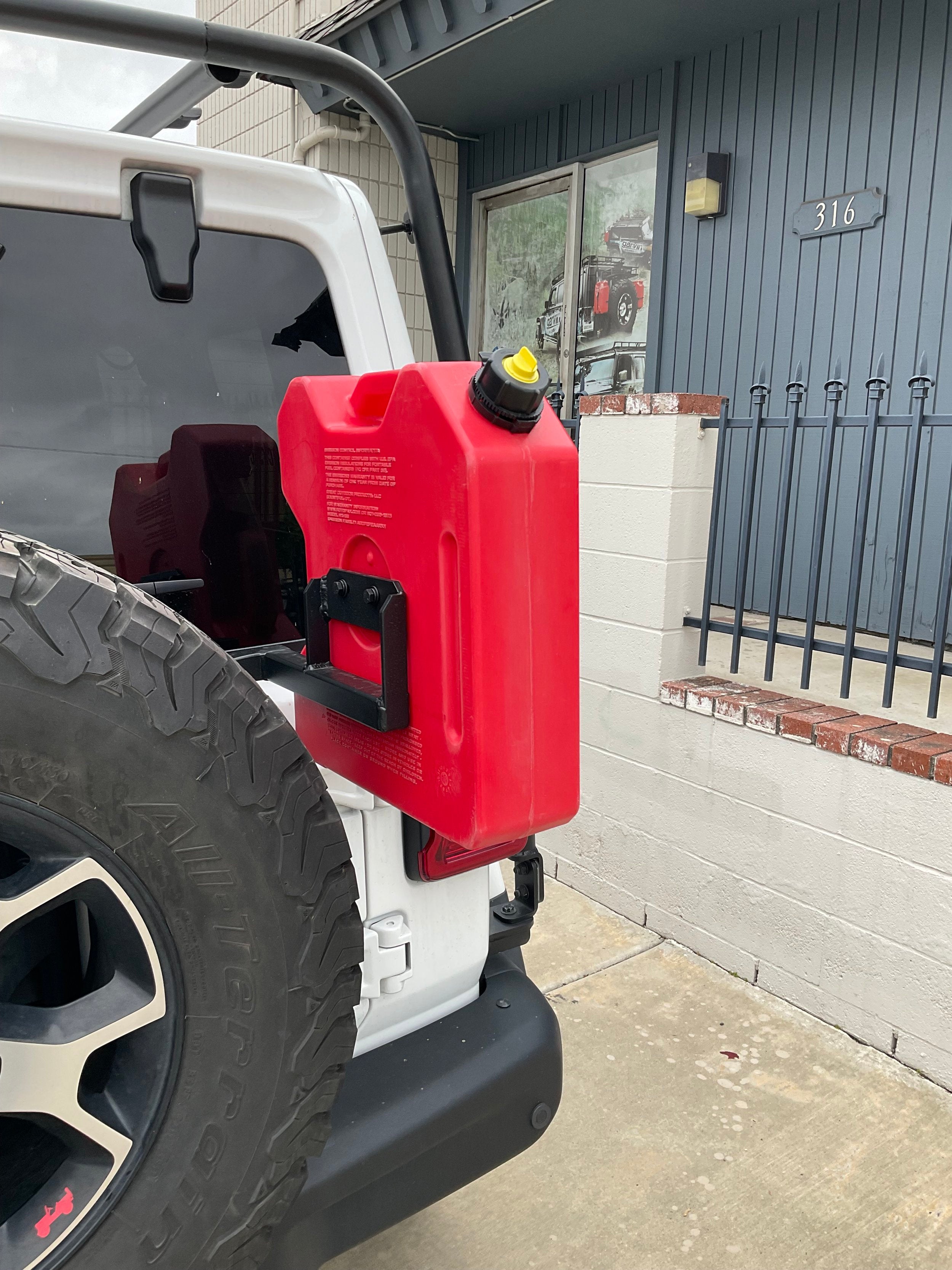 Jeep JL Rotopax Mount, Factory Tailgate (#20400, 20401)-20401